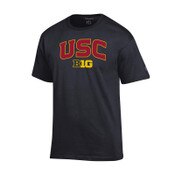 USC Trojans Unisex Champion Black BIG 10 T-Shirt